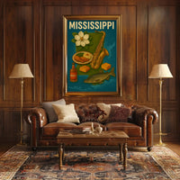 Mississippi Heritage Celebrated: Vintage Cultural or Heritage Poster PosterGoat