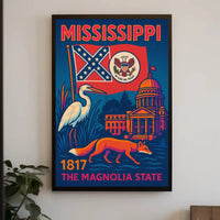 Mississippi Heritage: Vibrant Vintage Cultural or Heritage Poster PosterGoat