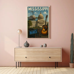 Mississippi Musical Heritage Cultural or Heritage Poster PosterGoat