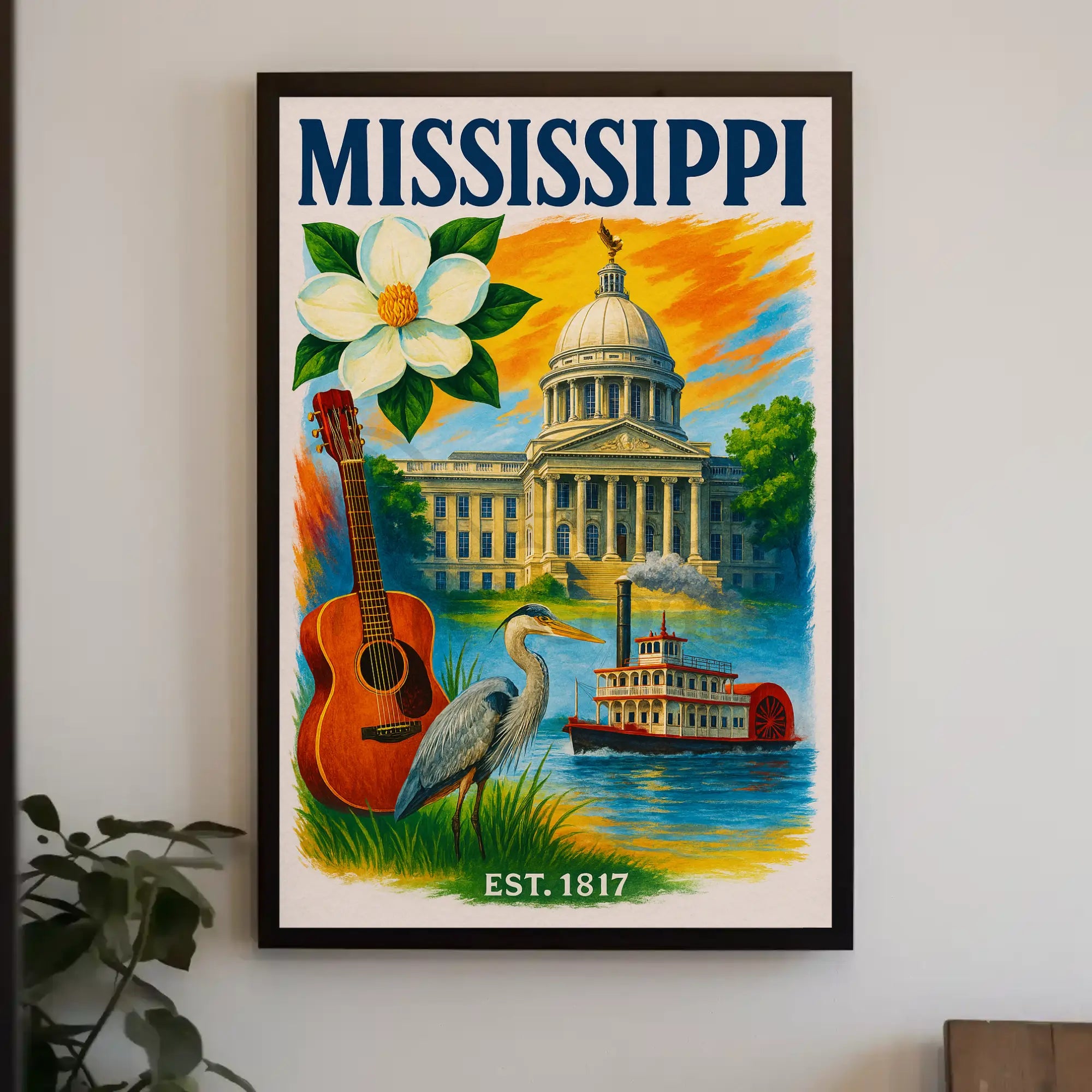 Mississippi's Vibrant Culture and Heritage Celebrated Poster PosterGoat