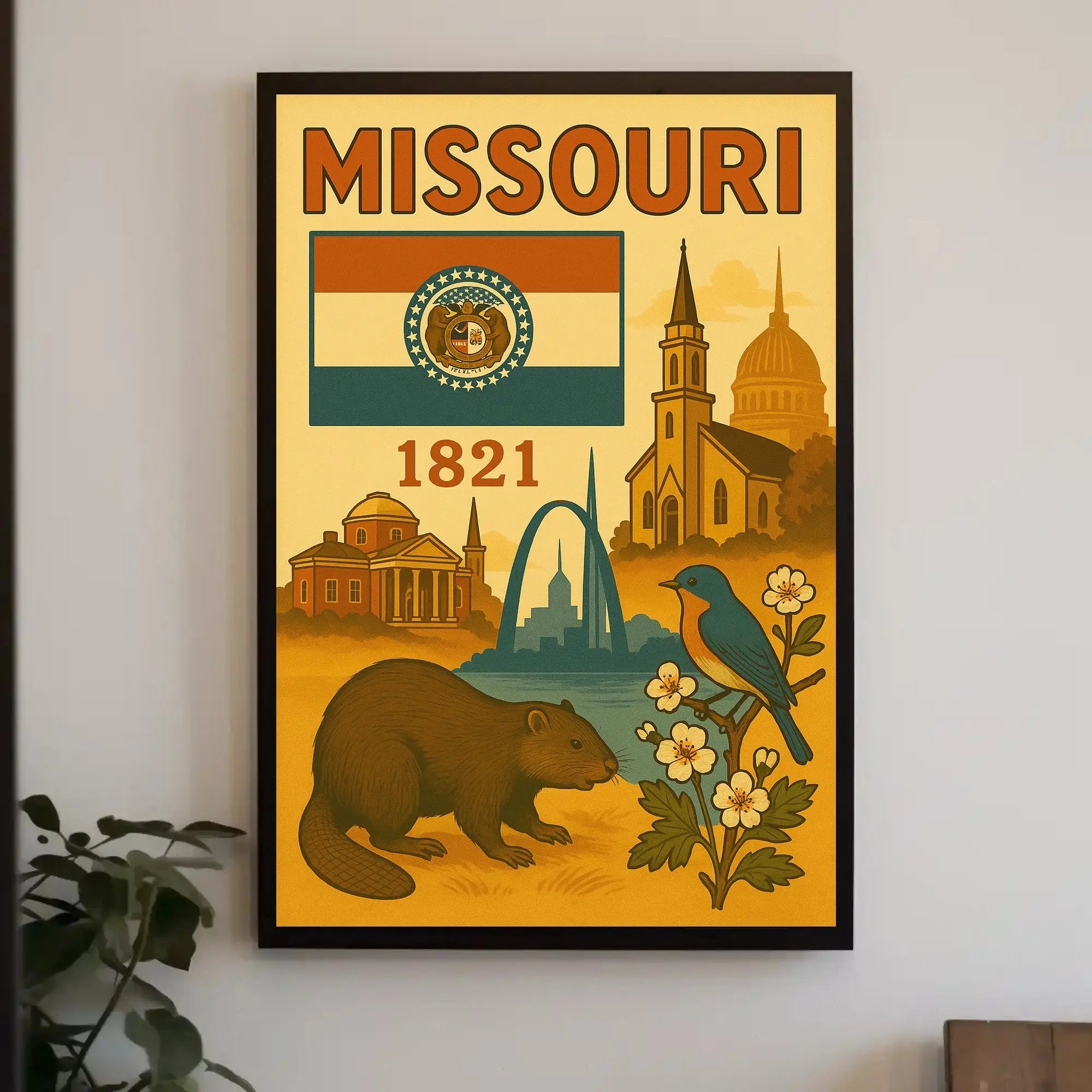 Missouri Heritage: Vintage Travel Poster PosterGoat