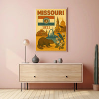 Missouri Heritage: Vintage Travel Poster PosterGoat