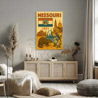 Missouri Heritage: Vintage Travel Poster PosterGoat
