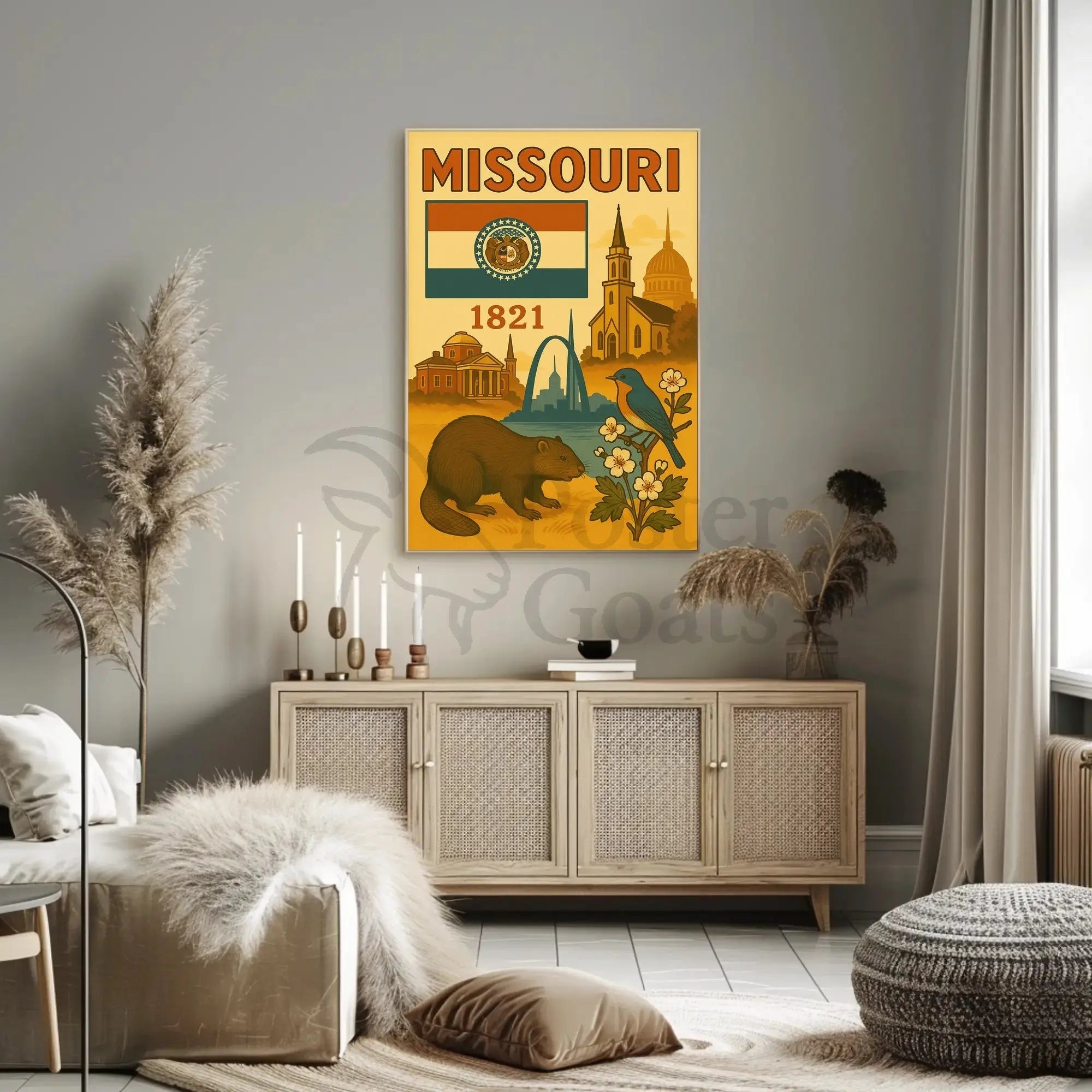 Missouri Heritage: Vintage Travel Poster PosterGoat