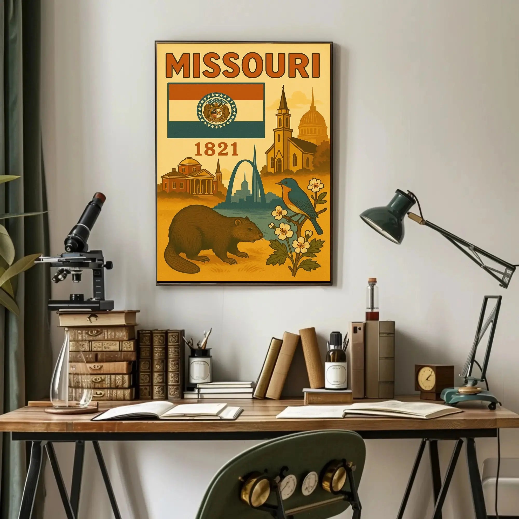 Missouri Heritage: Vintage Travel Poster PosterGoat
