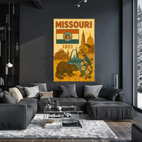 Missouri Heritage: Vintage Travel Poster PosterGoat
