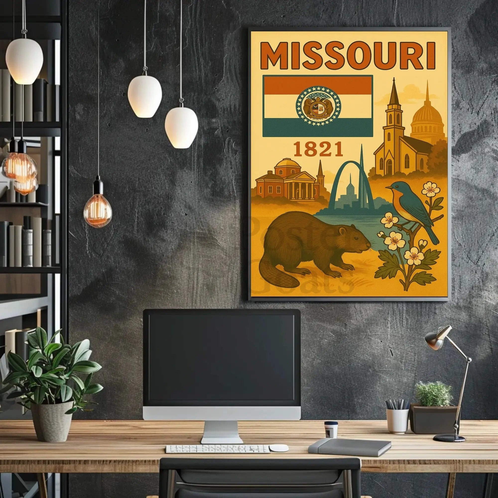 Missouri Heritage: Vintage Travel Poster PosterGoat