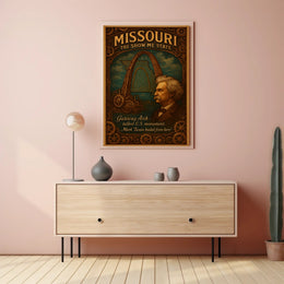 Missouri The Show Me State Poster PosterGoat