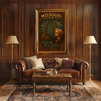 Missouri The Show Me State Poster PosterGoat