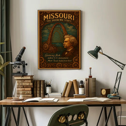 Missouri The Show Me State Poster PosterGoat