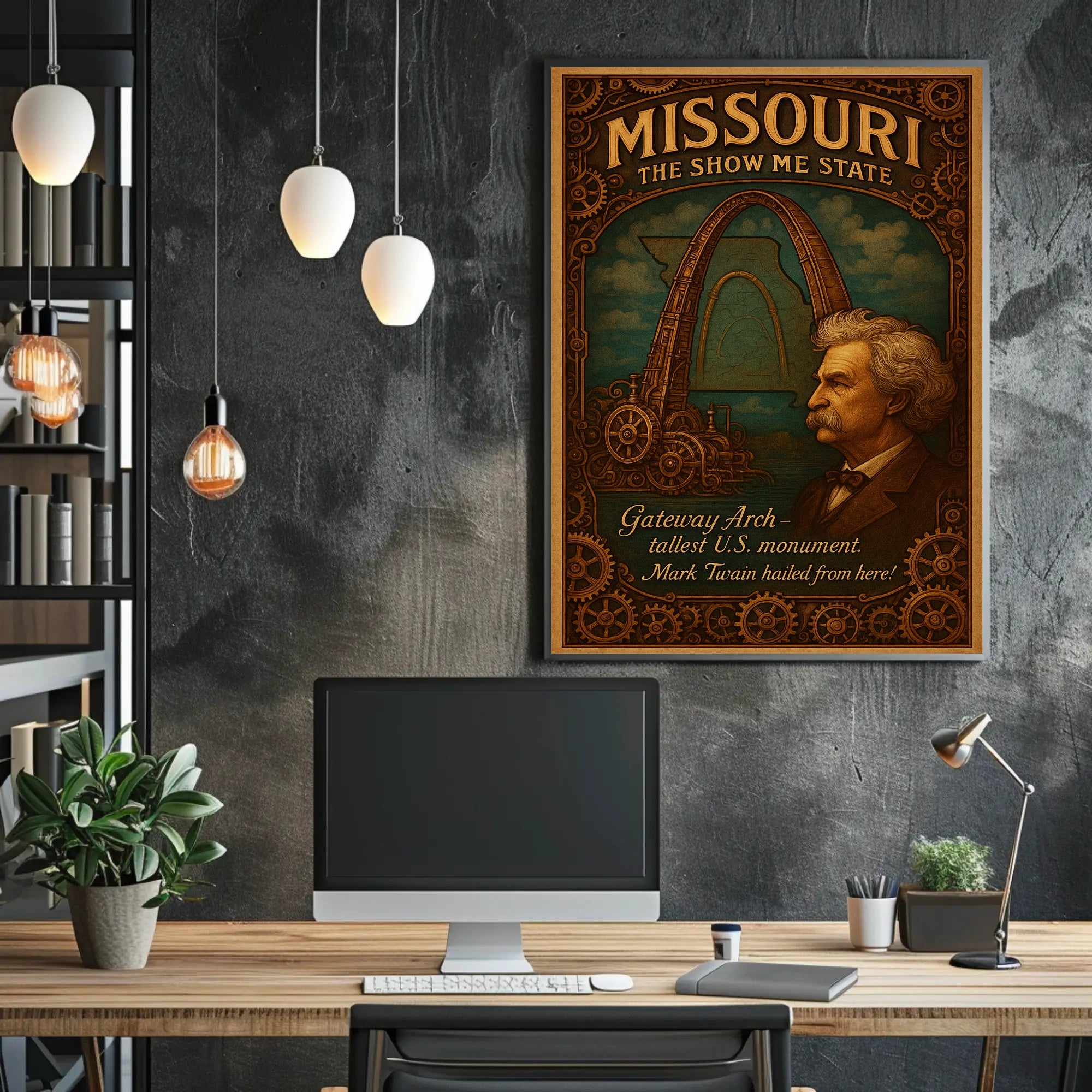 Missouri The Show Me State Poster PosterGoat