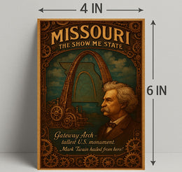 Missouri The Show Me State Poster PosterGoat