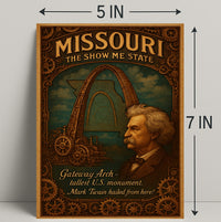 Missouri The Show Me State Poster PosterGoat