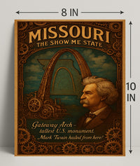 Missouri The Show Me State Poster PosterGoat