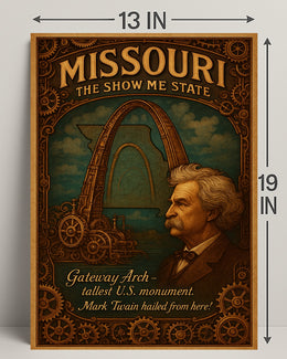 Missouri The Show Me State Poster PosterGoat