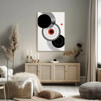 Modern Abstract Art Inspired by Bauhaus Movement Poster PosterGoat