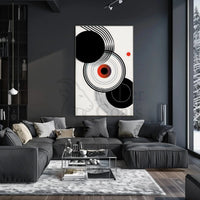 Modern Abstract Art Inspired by Bauhaus Movement Poster PosterGoat