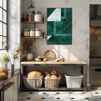 Modern Abstract Geometric Design Poster PosterGoat