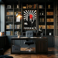 Modern Art Deco Urban Cityscape Poster PosterGoat