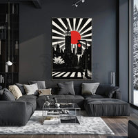 Modern Art Deco Urban Cityscape Poster PosterGoat