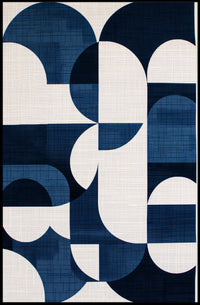 Modern Geometric Abstract Art Poster with Minimalist Design PosterGoat