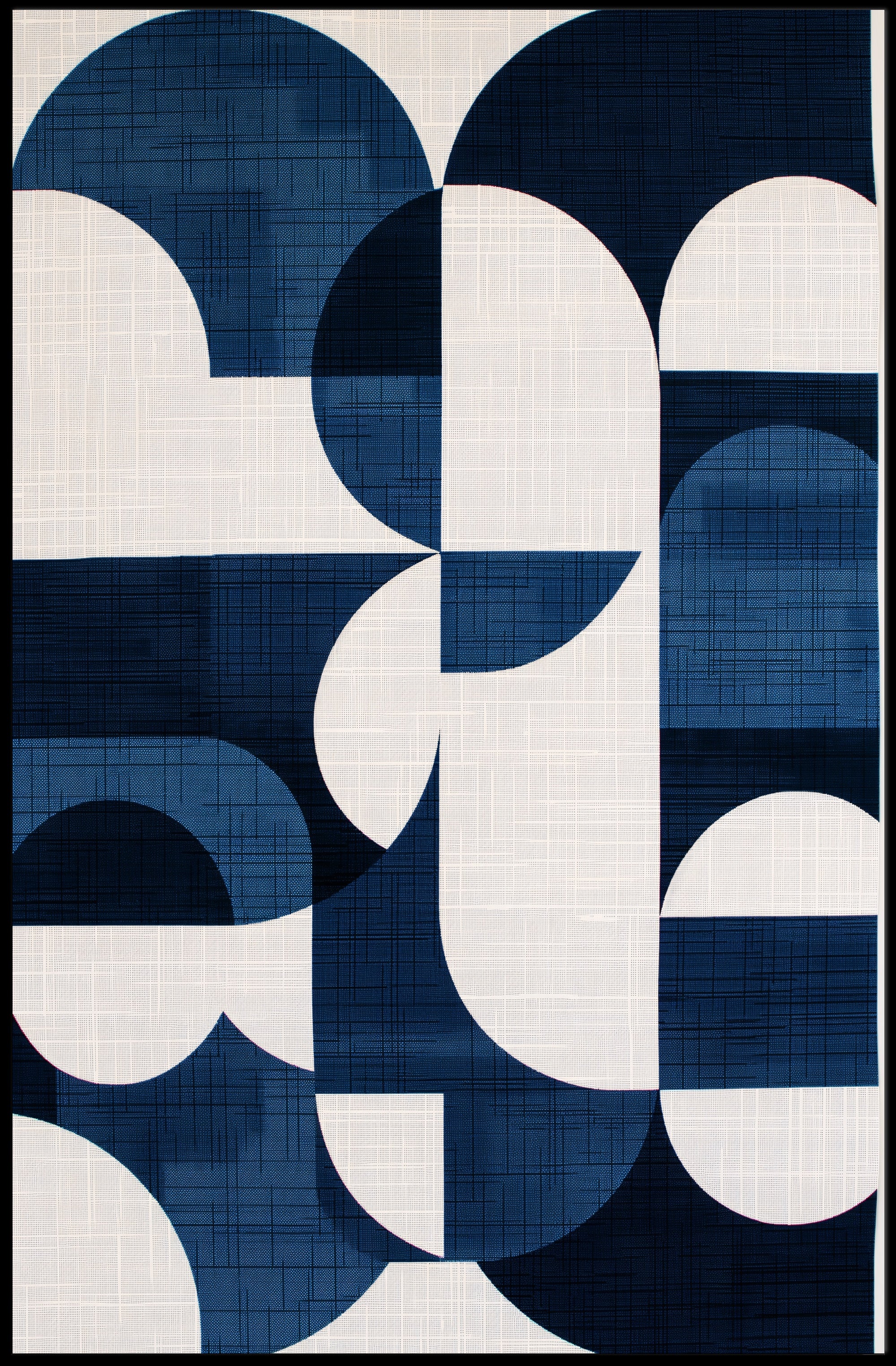 Modern Geometric Abstract Art Poster with Minimalist Design PosterGoat