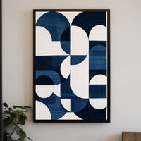 Modern Geometric Abstract Art Poster with Minimalist Design PosterGoat