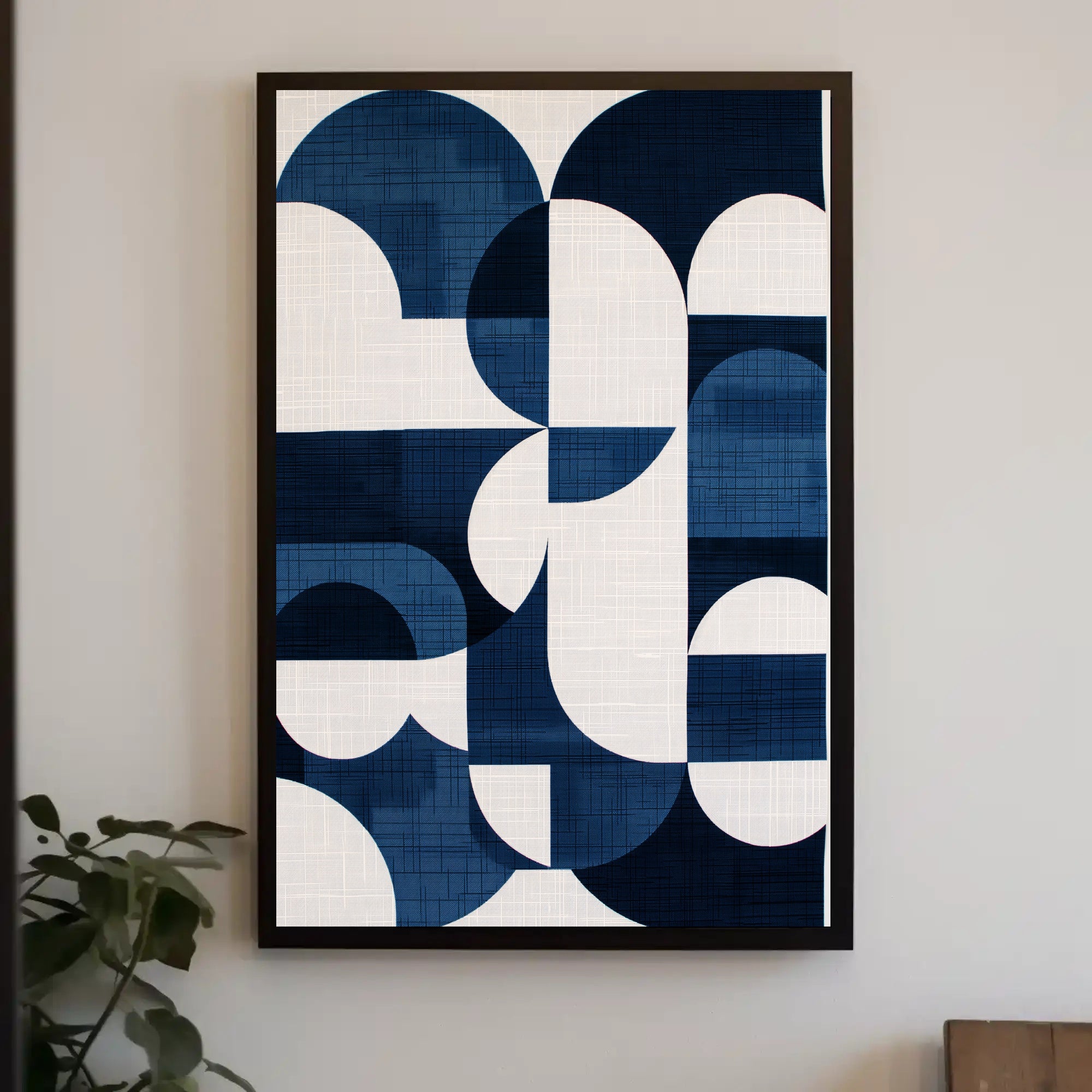 Modern Geometric Abstract Art Poster with Minimalist Design PosterGoat