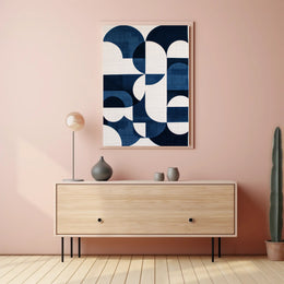 Modern Geometric Abstract Art Poster with Minimalist Design PosterGoat