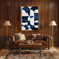 Modern Geometric Abstract Art Poster with Minimalist Design PosterGoat