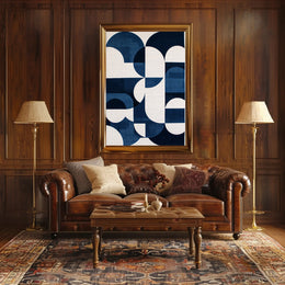 Modern Geometric Abstract Art Poster with Minimalist Design PosterGoat