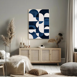 Modern Geometric Abstract Art Poster with Minimalist Design PosterGoat