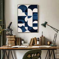 Modern Geometric Abstract Art Poster with Minimalist Design PosterGoat