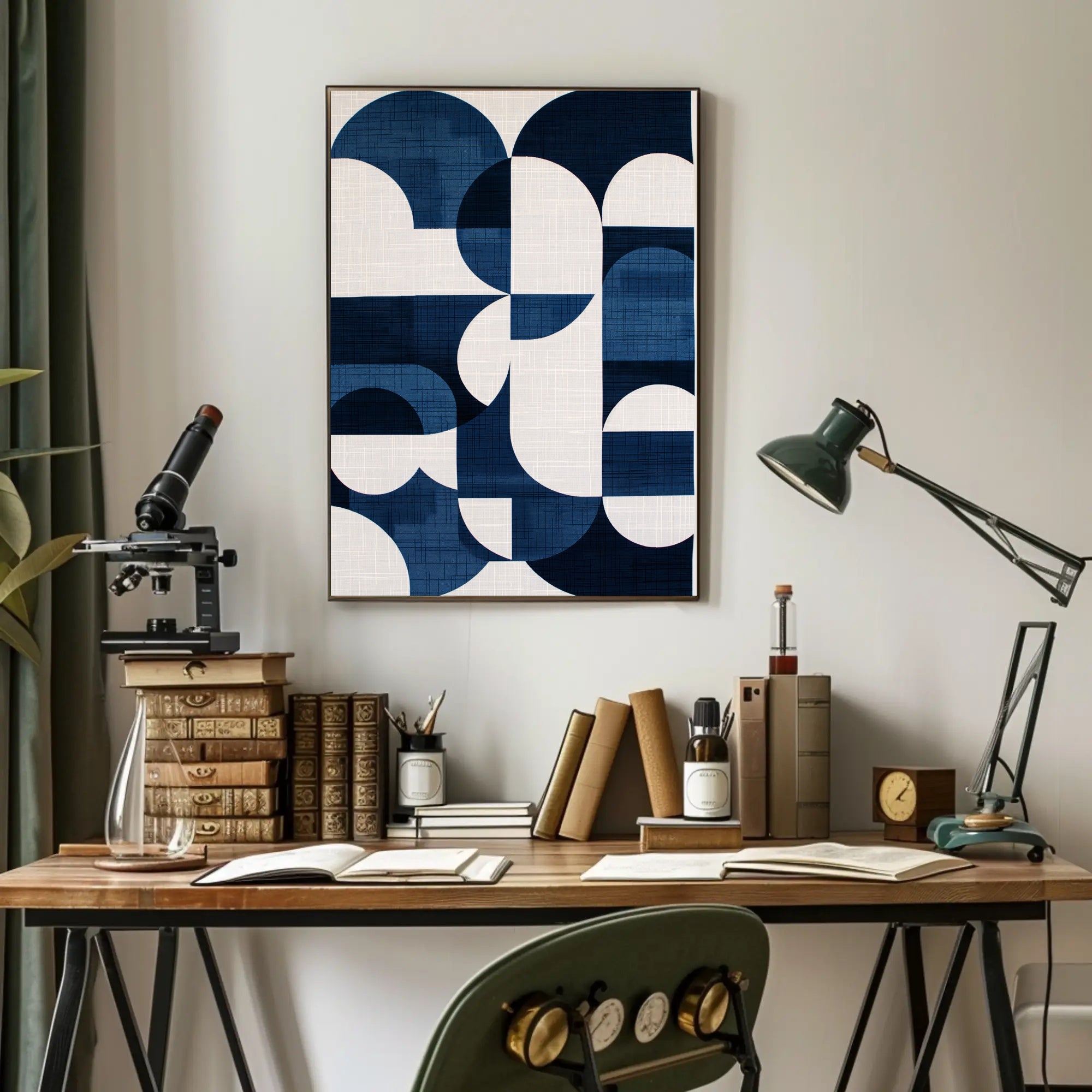 Modern Geometric Abstract Art Poster with Minimalist Design PosterGoat