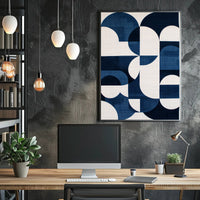Modern Geometric Abstract Art Poster with Minimalist Design PosterGoat