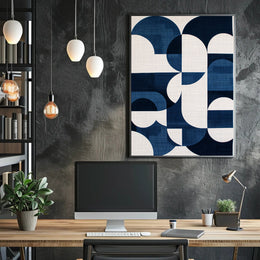 Modern Geometric Abstract Art Poster with Minimalist Design PosterGoat