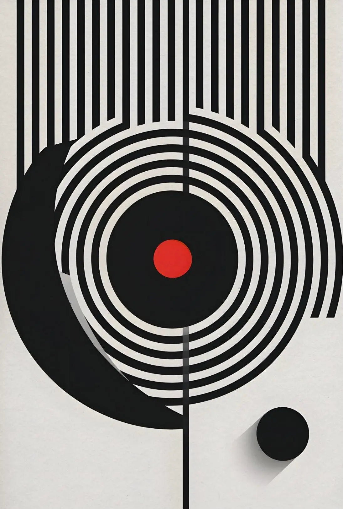 Modern Geometric Art Print for Abstract, Artistic, or Pop Culture Poster PosterGoat