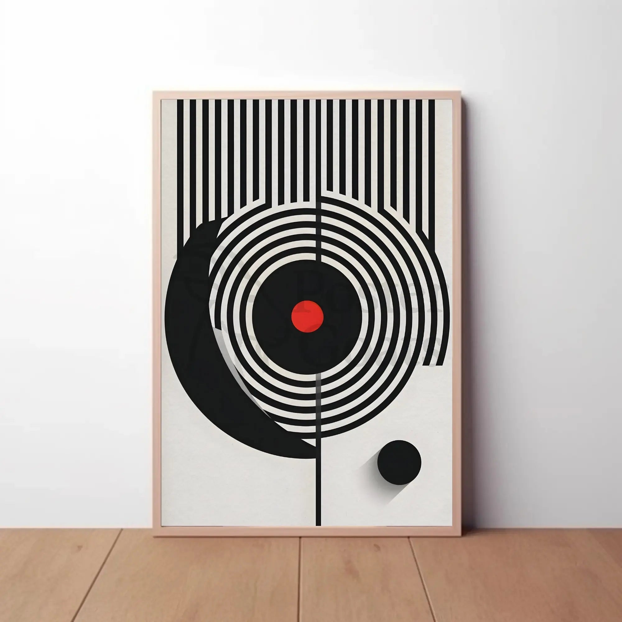 Modern Geometric Art Print for Abstract, Artistic, or Pop Culture Poster PosterGoat