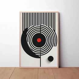 Modern Geometric Art Print for Abstract, Artistic, or Pop Culture Poster PosterGoat