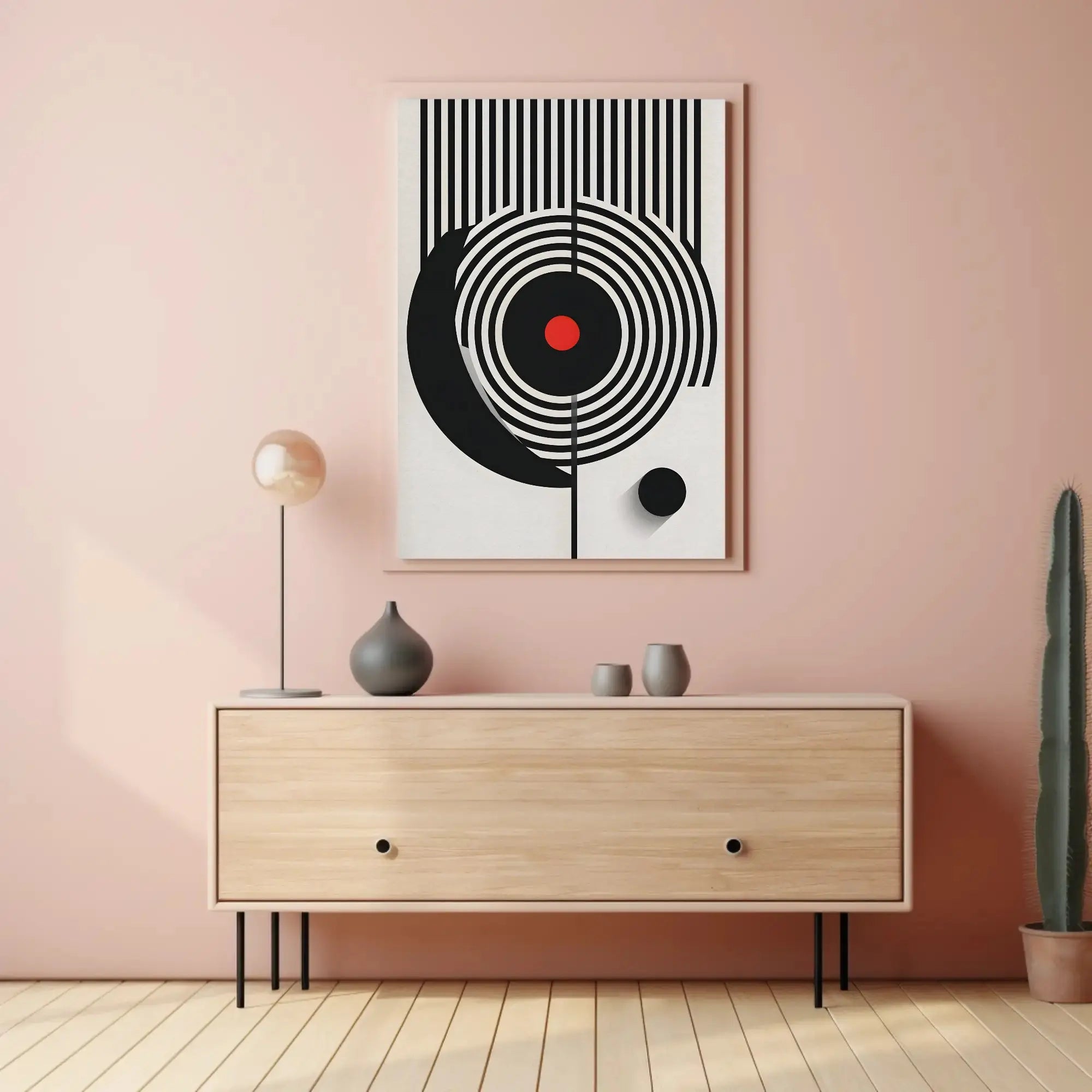 Modern Geometric Art Print for Abstract, Artistic, or Pop Culture Poster PosterGoat