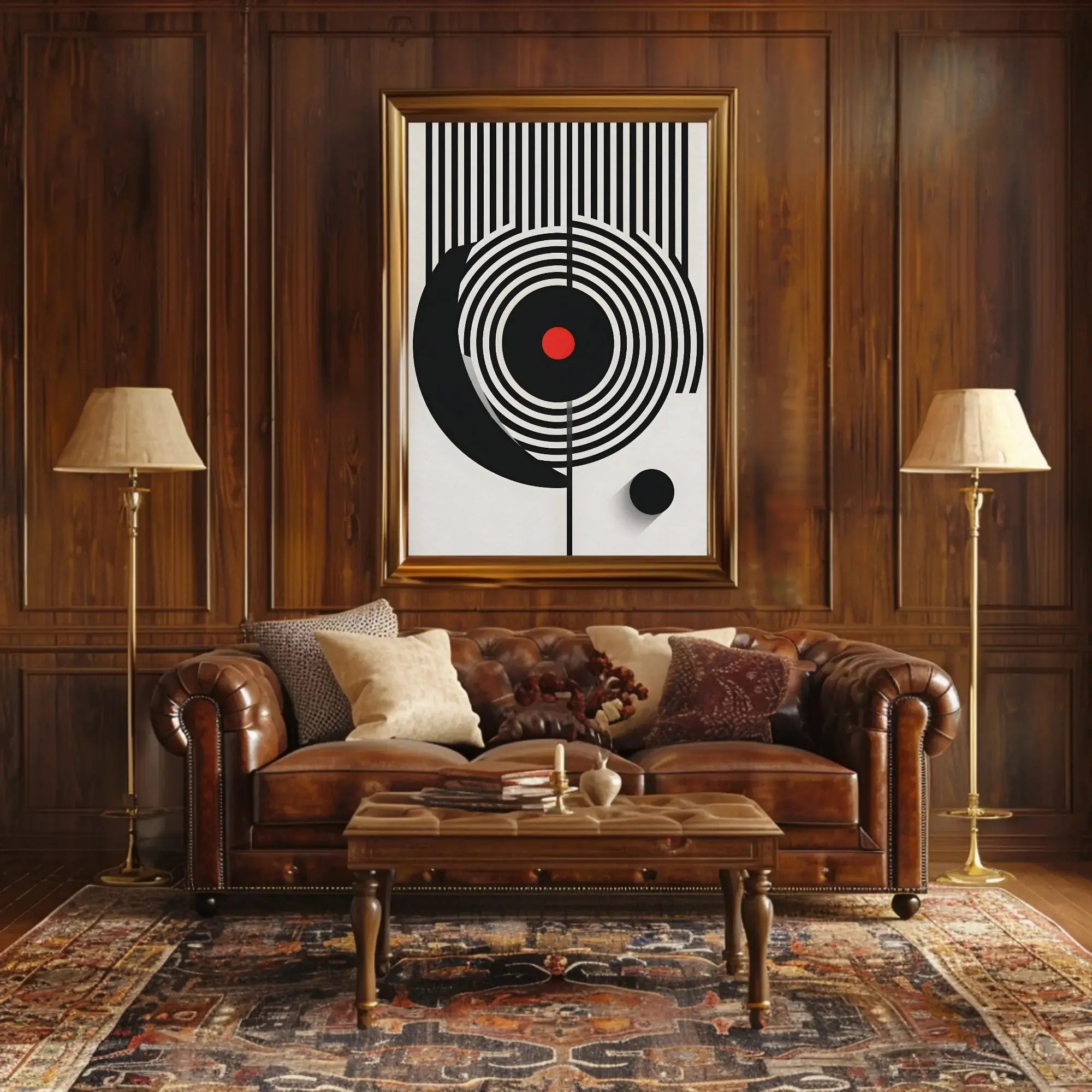 Modern Geometric Art Print for Abstract, Artistic, or Pop Culture Poster PosterGoat
