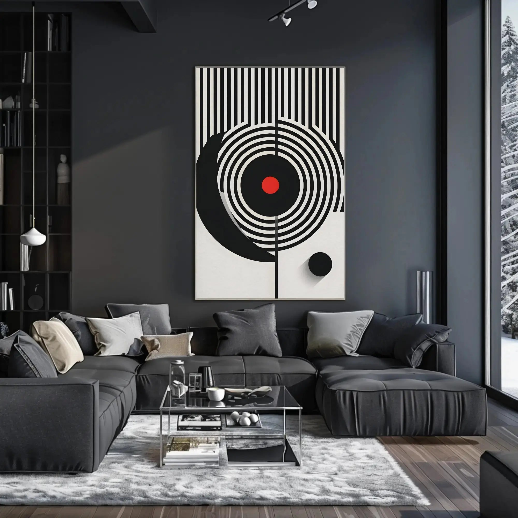 Modern Geometric Art Print for Abstract, Artistic, or Pop Culture Poster PosterGoat