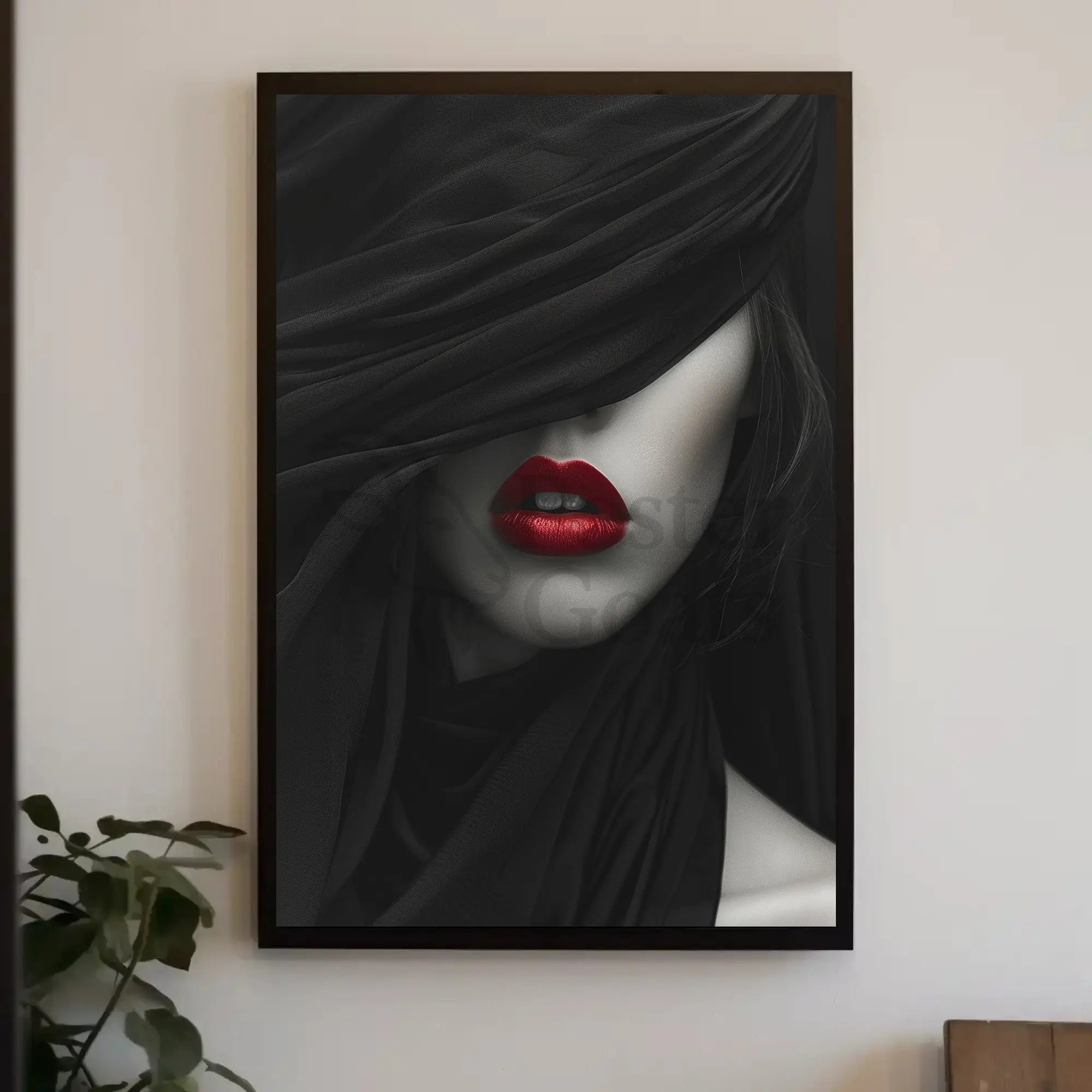 Modern Minimalist Face Art Print Poster - Artistic Poster PosterGoat