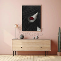Modern Minimalist Face Art Print Poster - Artistic Poster PosterGoat