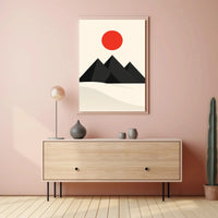 Modern Minimalist Geometric Art Print Abstract Artistic Poster PosterGoat