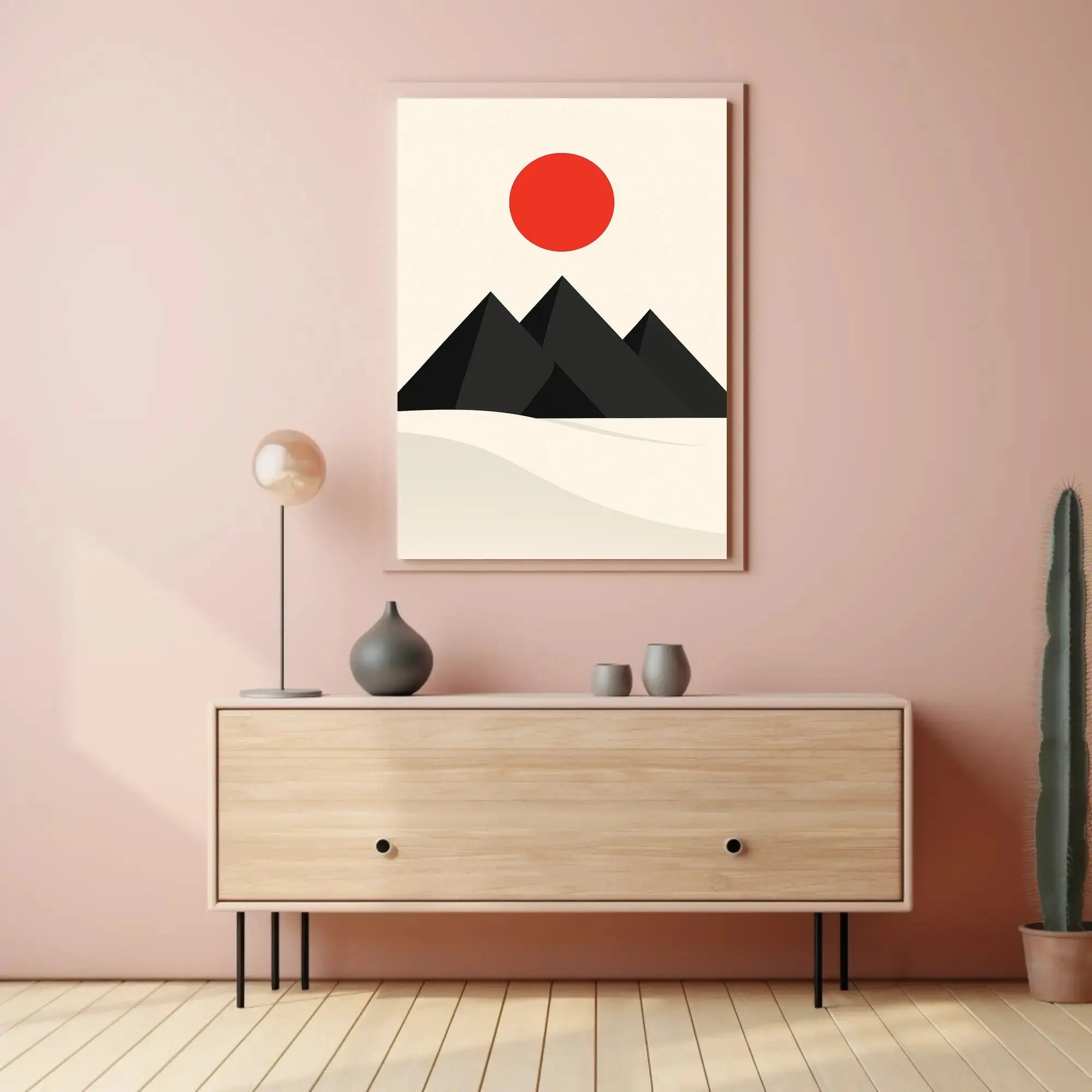 Modern Minimalist Geometric Art Print Abstract Artistic Poster PosterGoat