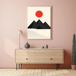 Modern Minimalist Geometric Art Print Abstract Artistic Poster PosterGoat