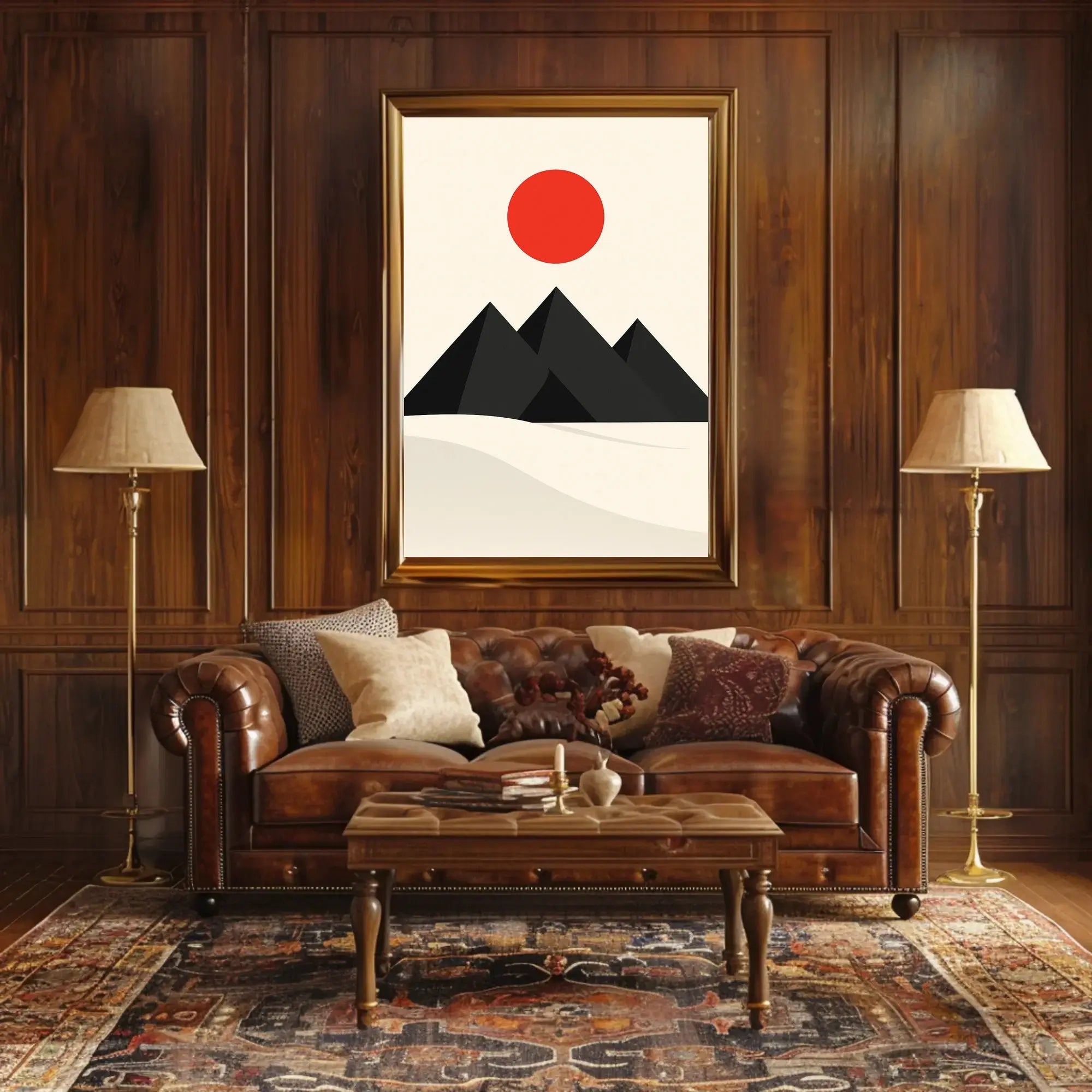 Modern Minimalist Geometric Art Print Abstract Artistic Poster PosterGoat
