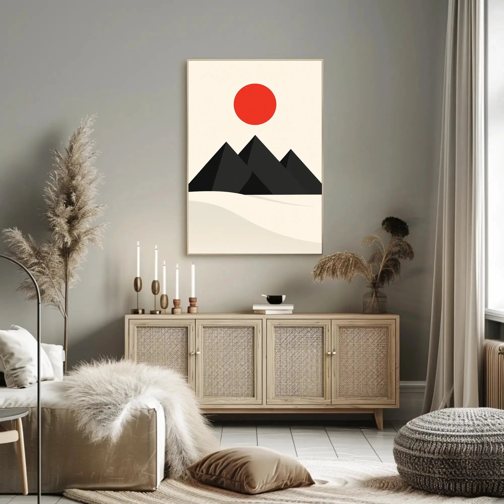 Modern Minimalist Geometric Art Print Abstract Artistic Poster PosterGoat