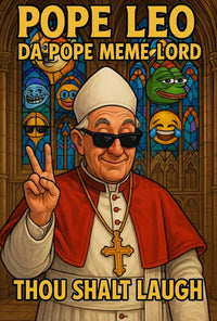 Modern Pope Meme Iconography Pop Culture Poster PosterGoat